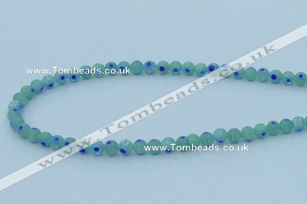 CLG624 10PCS 16 inches 6mm round lampwork glass beads wholesale