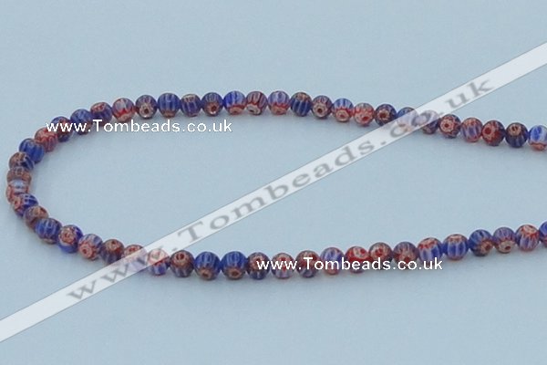 CLG628 10PCS 16 inches 6mm round lampwork glass beads wholesale