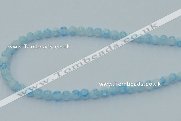 CLG629 10PCS 16 inches 6mm round lampwork glass beads wholesale