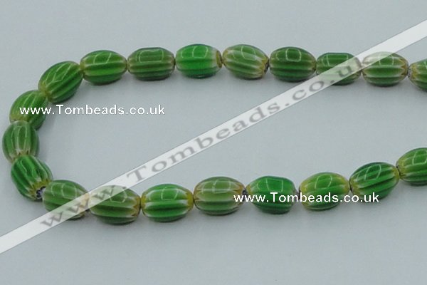 CLG638 5PCS 16 inches 10*14mm oval lampwork glass beads wholesale