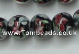 CLG754 15.5 inches 10mm round lampwork glass beads wholesale