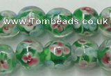CLG757 15.5 inches 10mm round lampwork glass beads wholesale