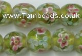 CLG761 15 inches 12mm round lampwork glass beads wholesale