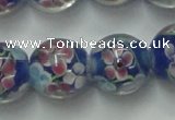 CLG762 15 inches 12mm round lampwork glass beads wholesale