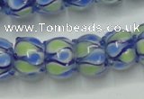 CLG781 14 inches 8*12mm rondelle lampwork glass beads wholesale