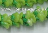 CLG789 15.5 inches 11*13mm rose lampwork glass beads wholesale