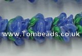 CLG792 15.5 inches 11*13mm rose lampwork glass beads wholesale