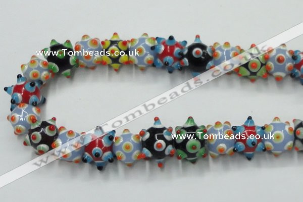 CLG828 15.5 inches 12*17mm lampwork glass beads wholesale