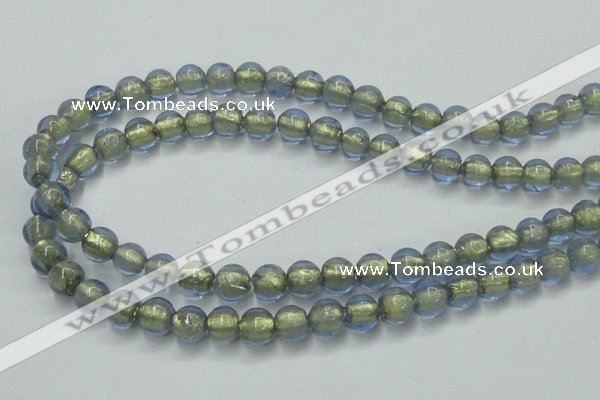 CLG831 15.5 inches 8mm round lampwork glass beads wholesale