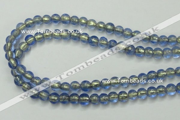 CLG832 15.5 inches 8mm round lampwork glass beads wholesale