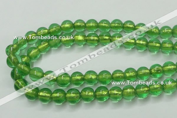 CLG839 15.5 inches 12mm round lampwork glass beads wholesale