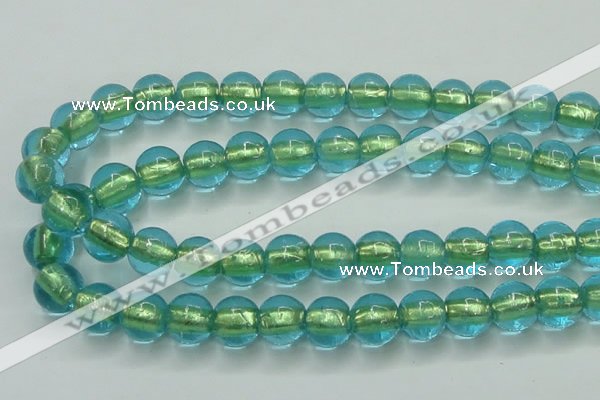 CLG840 15.5 inches 12mm round lampwork glass beads wholesale