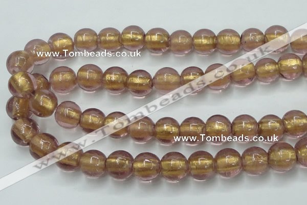 CLG841 15.5 inches 12mm round lampwork glass beads wholesale