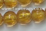 CLG842 15.5 inches 12mm round lampwork glass beads wholesale