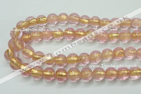 CLG845 15.5 inches 14mm round lampwork glass beads wholesale