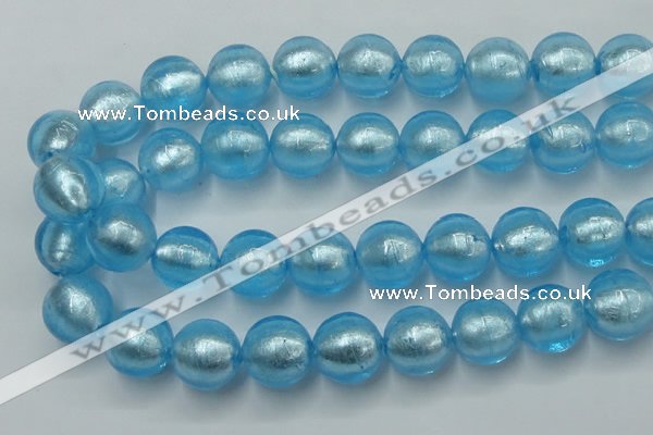 CLG847 15.5 inches 18mm round lampwork glass beads wholesale