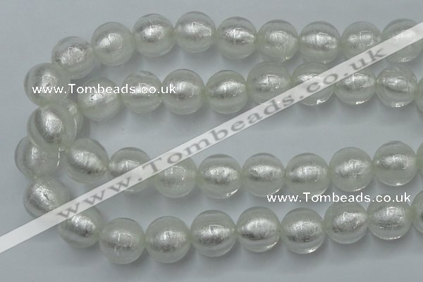 CLG848 15.5 inches 18mm round lampwork glass beads wholesale