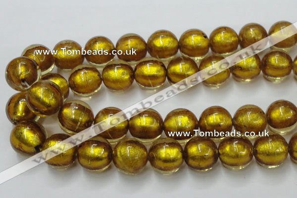 CLG850 15.5 inches 18mm round lampwork glass beads wholesale