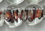 CLG853 15.5 inches 18mm round lampwork glass beads wholesale