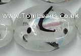 CLG860 15.5 inches 24*30mm oval lampwork glass beads wholesale