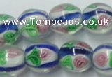 CLG875 15.5 inches 12mm round lampwork glass beads wholesale