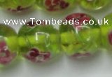 CLG877 14 inches 14mm round lampwork glass beads wholesale