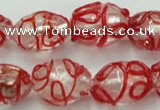 CLG880 2PCS 16 inches 12*18mm oval lampwork glass beads wholesale