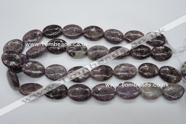 CLI30 15.5 inches 18*25mm oval lilac jasper beads wholesale