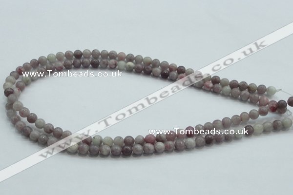 CLI51 15.5 inches 6mm round natural lilac jasper beads wholesale