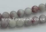 CLI52 15.5 inches 8mm round natural lilac jasper beads wholesale