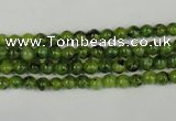 CLJ200 15.5 inches 4mm round dyed sesame jasper beads wholesale