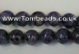 CLJ233 15.5 inches 10mm round dyed sesame jasper beads wholesale