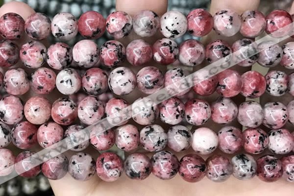 CLJ506 15.5 inches 4mm,6mm,8mm,10mm & 12mm round sesame jasper beads