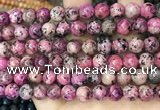 CLJ507 15.5 inches 4mm,6mm,8mm,10mm & 12mm round sesame jasper beads