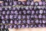 CLJ513 15.5 inches 4mm,6mm,8mm,10mm & 12mm round sesame jasper beads