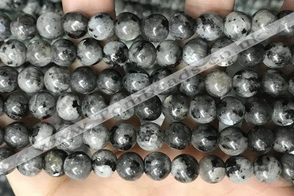 CLJ531 15.5 inches 4mm,6mm,8mm,10mm & 12mm round sesame jasper beads