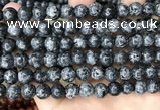 CLJ532 15.5 inches 4mm,6mm,8mm,10mm & 12mm round sesame jasper beads