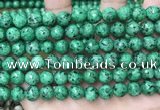 CLJ560 15.5 inches 6mm,8mm,10mm & 12mm faceted round sesame jasper beads