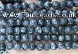 CLJ564 15.5 inches 6mm,8mm,10mm & 12mm faceted round sesame jasper beads