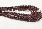 CLJ615 6mm - 14mm round sesame jasper graduated beads