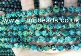 CLJ629 15 inches 8mm faceted nuggets sesame jasper beads