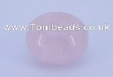 CLO01 19*30mm rondelle loose rose quartz gemstone beads wholesale