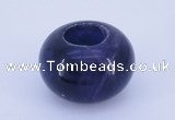 CLO03 19*30mm rondelle loose amethyst gemstone beads wholesale