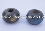 CLO19 19*30mm rondelle loose labradorite gemstone beads wholesale