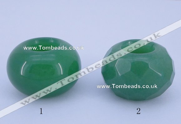 CLO22 19*30mm rondelle loose green aventurine gemstone beads wholesale