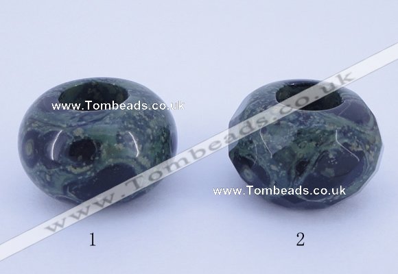 CLO24 19*30mm rondelle loose kambaba jasper gemstone beads wholesale