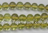 CLQ201 15.5 inches 6mm round natural lemon quartz beads wholesale