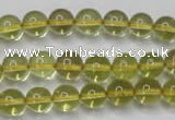 CLQ202 15.5 inches 8mm round natural lemon quartz beads wholesale