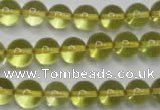 CLQ204 15.5 inches 12mm round natural lemon quartz beads wholesale