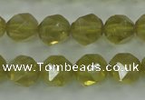 CLQ304 15.5 inches 12mm faceted nuggets lemon quartz beads